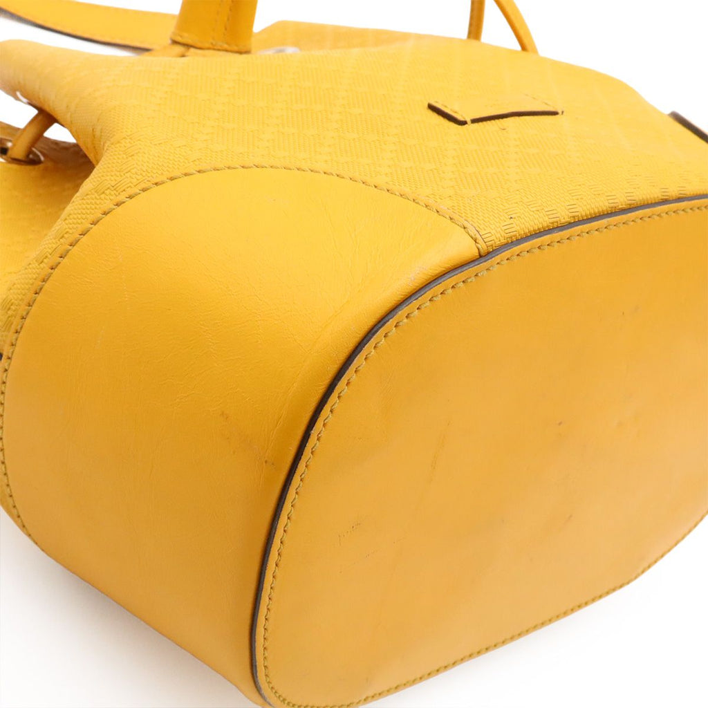 Gucci Bright Diamante Drawstring Shoulder Bag Crossbody Leather Yellow Gold — view 3