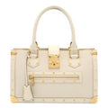 Louis Vuitton Suhali Faburo Tote Studs Leather Blanc White