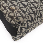 Dior Trotter Shoulder Bag Crossbody Jacquard Canvas Leather Black — view 3