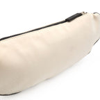 Chanel Sports Line CC Logo Belt Bag Waist Pouch Hip Nylon Gray Ivory — view 7
