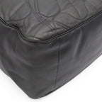 Bottega Veneta Quilted Shoulder Bag Nappa Leather Dark Gray — view 3
