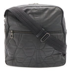 Bottega Veneta Quilted Shoulder Bag Nappa Leather Dark Gray