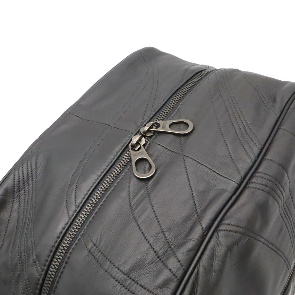 Bottega Veneta Quilted Shoulder Bag Nappa Leather Dark Gray — view 4