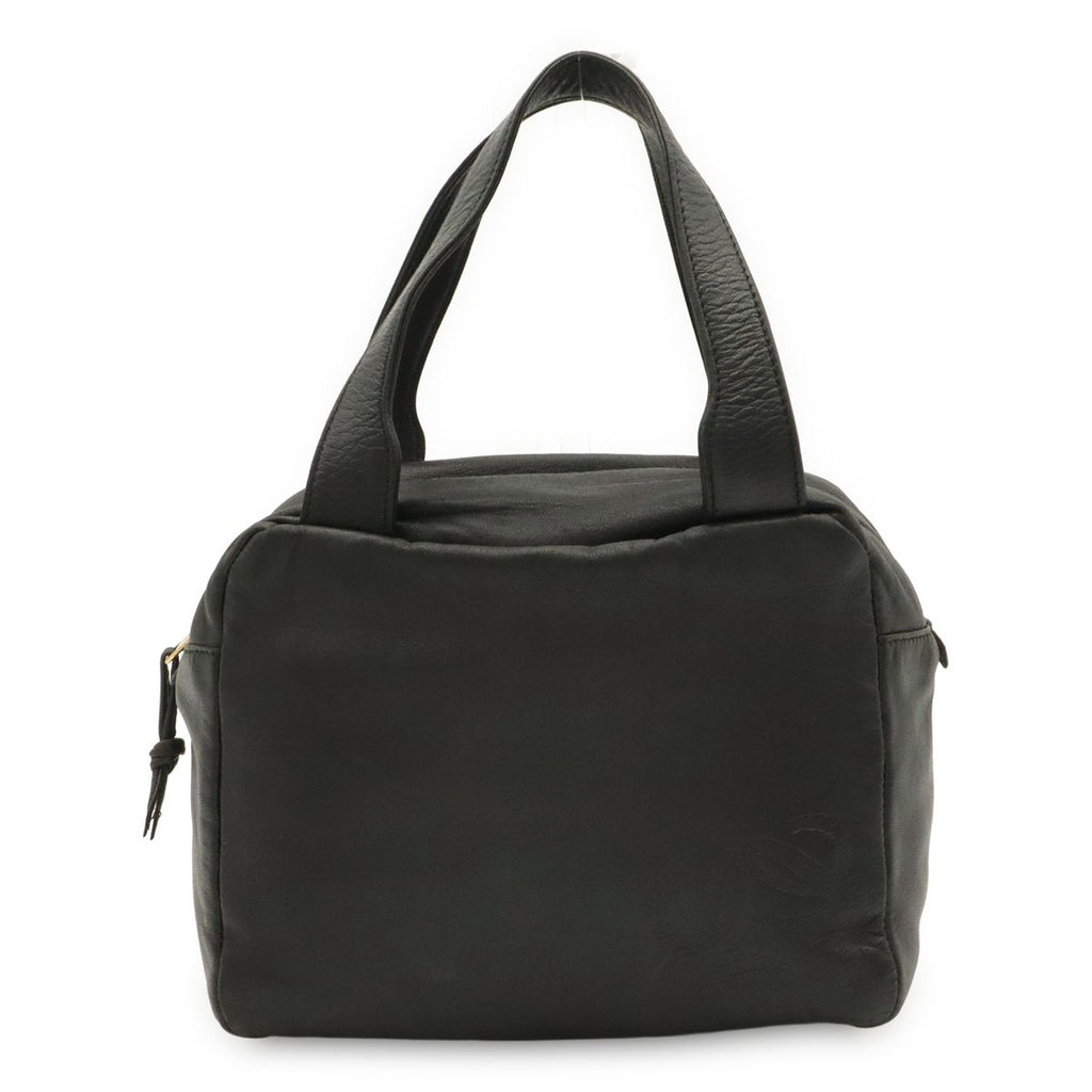 Loewe Anagram Mini Bag Mini Tote Leather Black