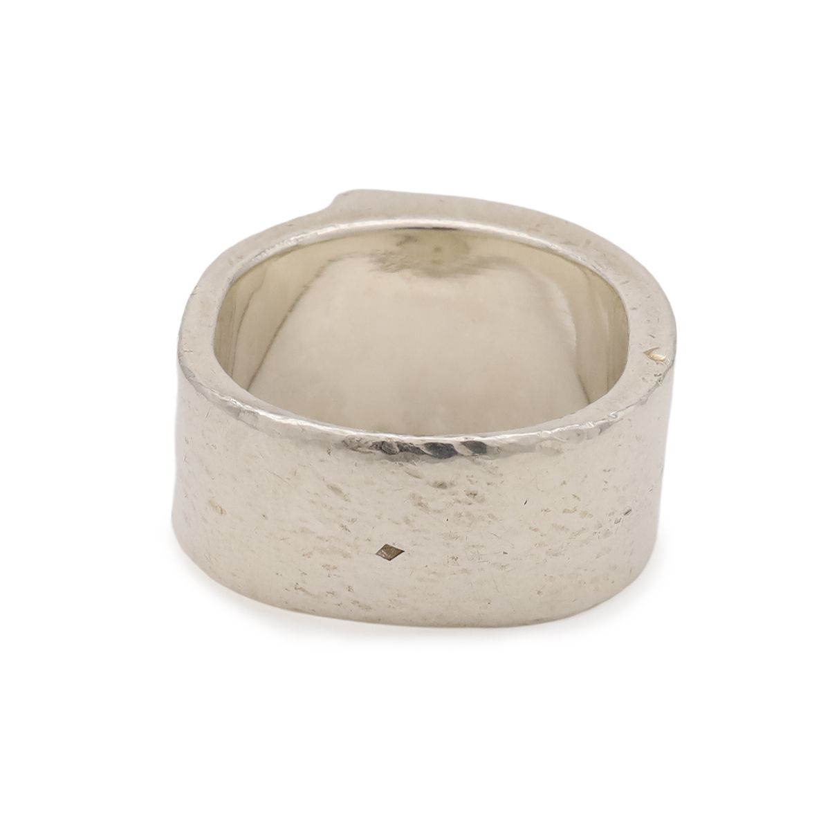 Hermes Candy Ring Logo Silver Blue — view 4