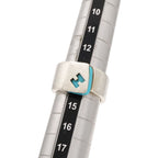 Hermes Candy Ring Logo Silver Blue — view 6