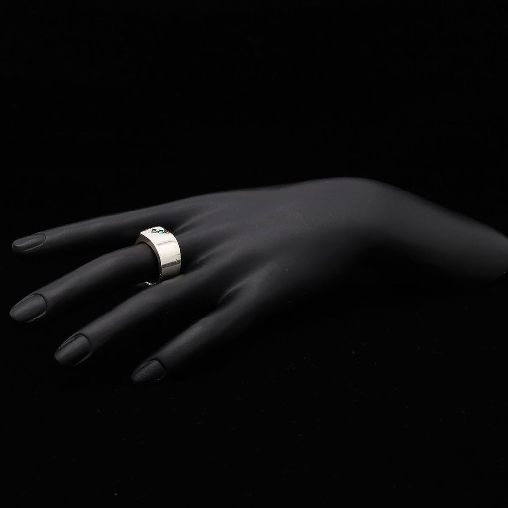 Hermes Candy Ring Logo Silver Blue — view 7