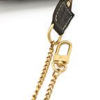 Louis Vuitton Monogram Mini Lin Mini Pochette Soir Pouch Ebene Brown — view 4