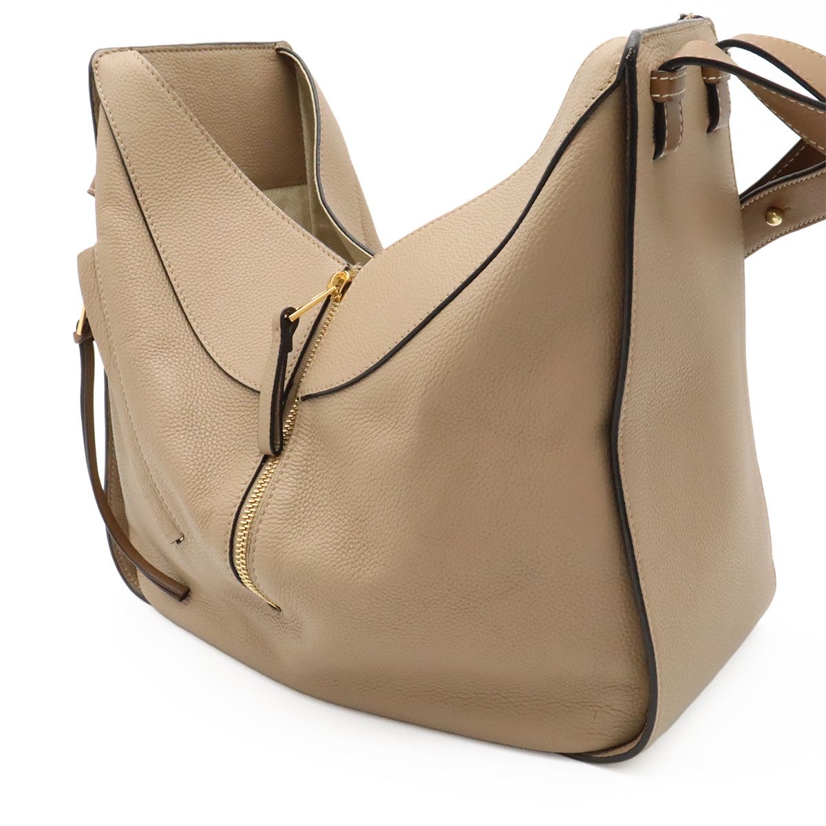 Loewe Hammock Star Shoulder Bag 6way Leather Beige Brown — view 5