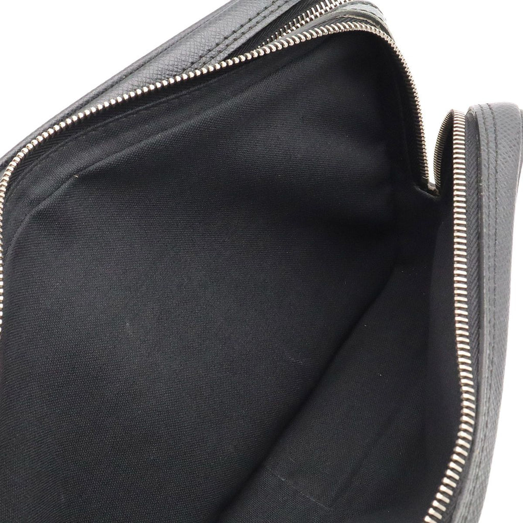 Louis Vuitton Taiga Pavel Clutch Leather Ardoise Black Silver — view 7