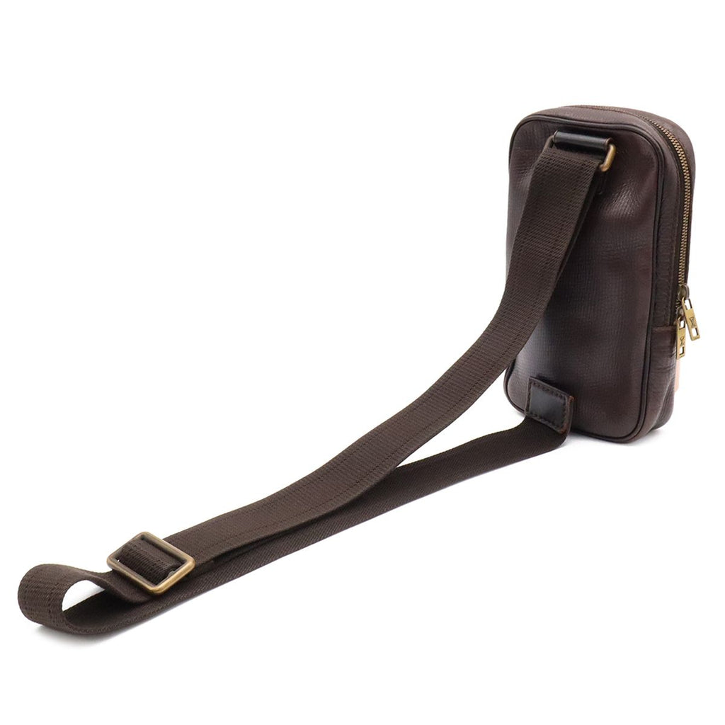 Louis Vuitton Utah Belt Bag Hip Leather Cafe Brown — view 2