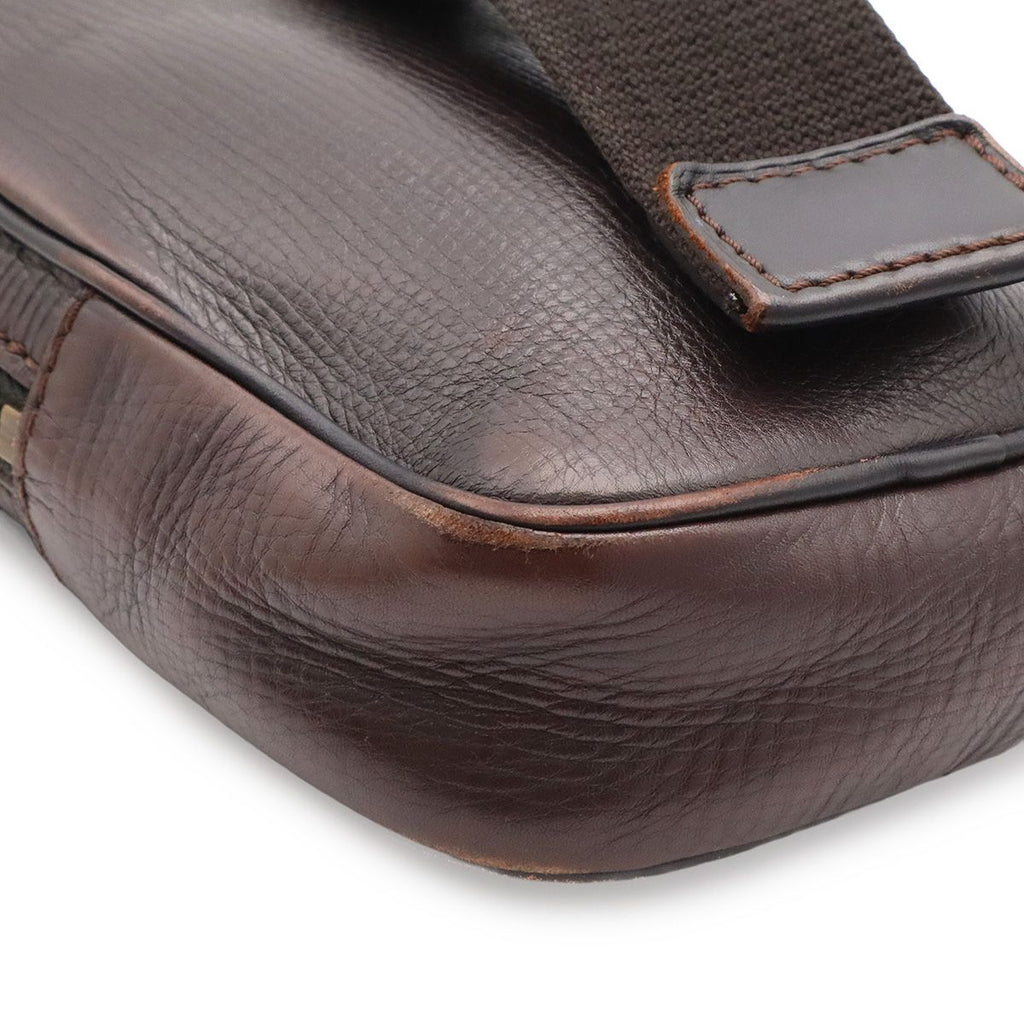 Louis Vuitton Utah Belt Bag Hip Leather Cafe Brown — view 3