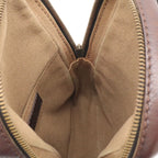 Louis Vuitton Utah Belt Bag Hip Leather Cafe Brown — view 8
