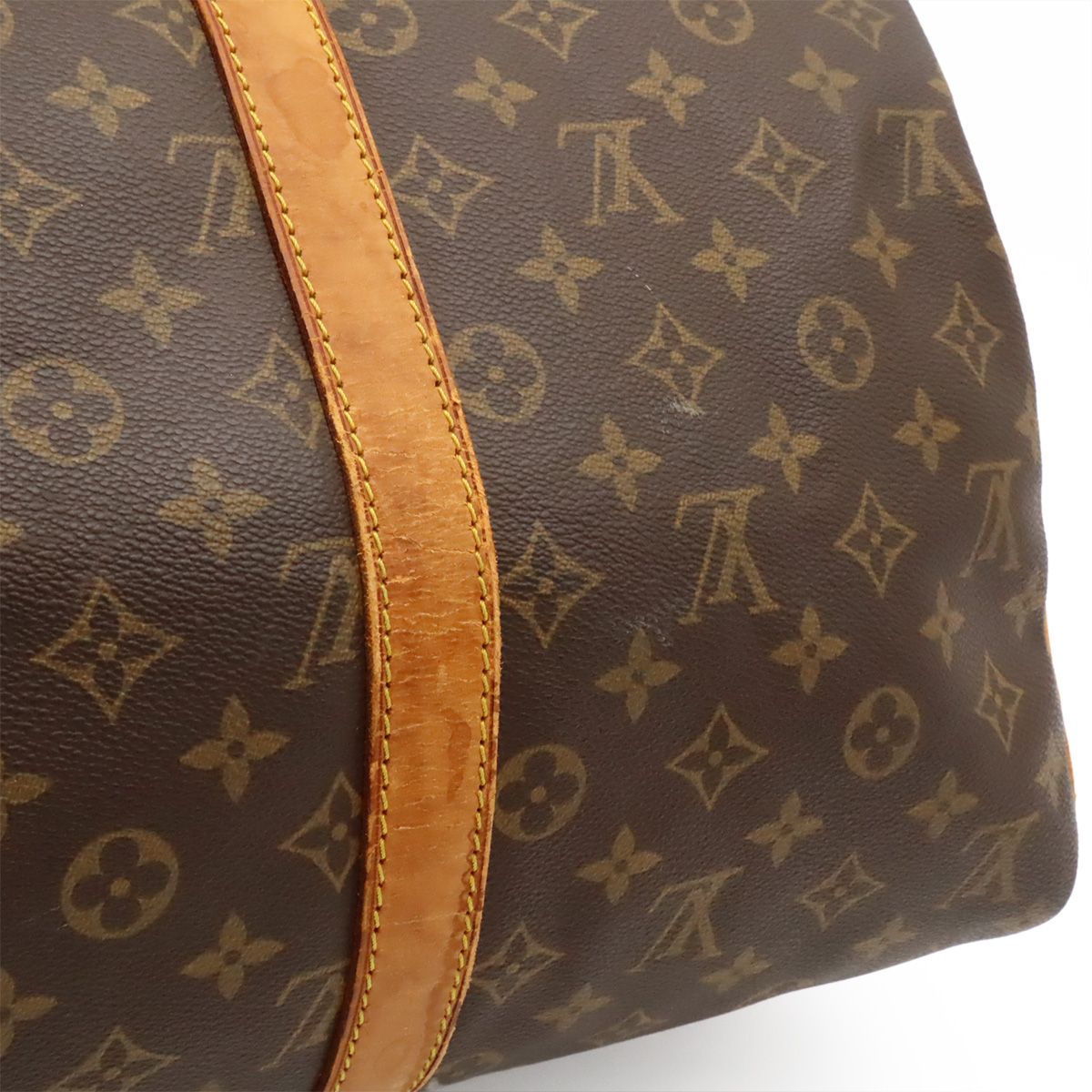 Louis Vuitton Monogram Keepall Bandouliere 45 Boston Bag Purse 2-Way — view 9