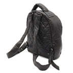Chanel Coco Cocoon Backpack Quilted Nylon Leather Black Bordeaux — view 2