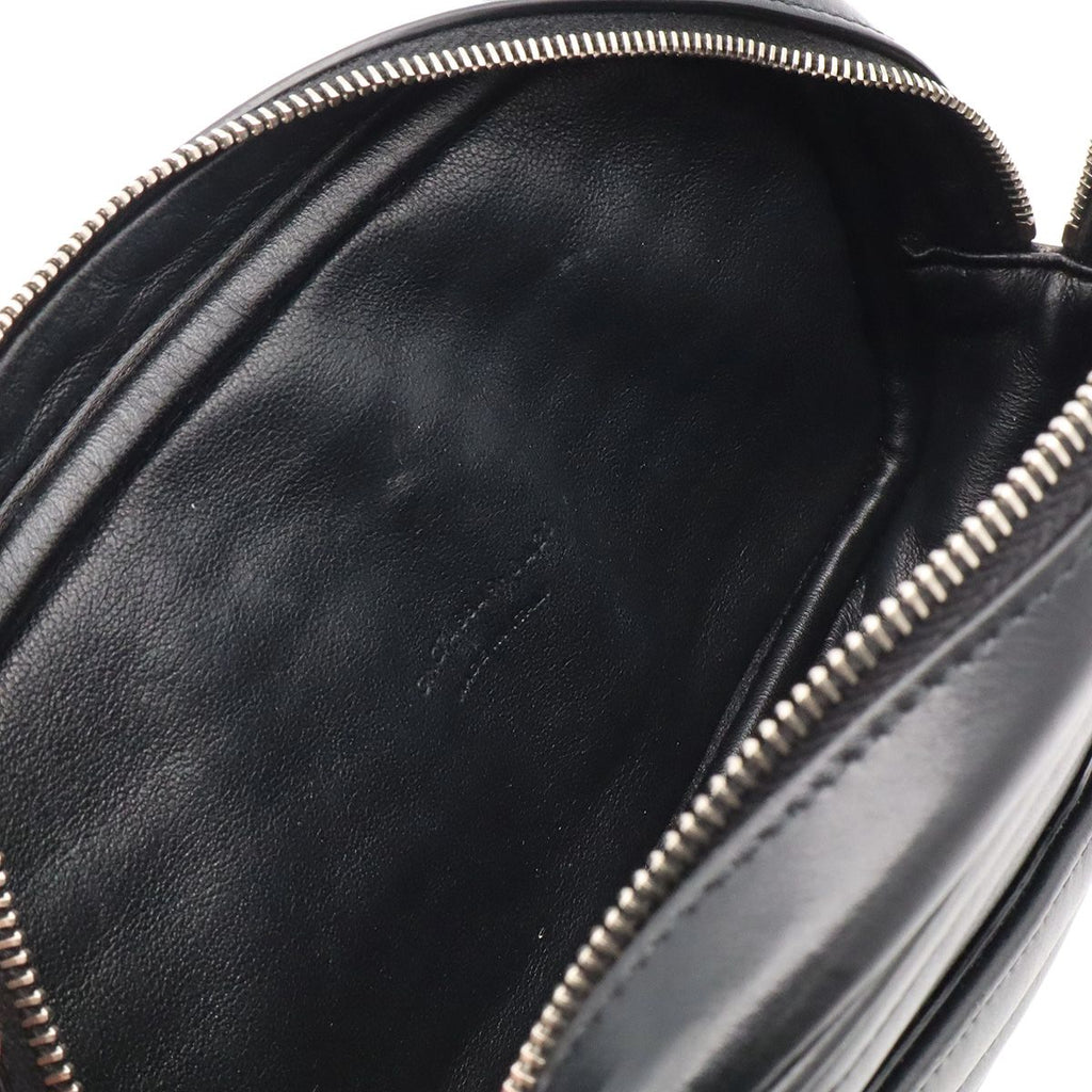 Saint Laurent Paris YSL Lou Camera Bag Chain Leather Black Silver — view 8