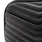 Saint Laurent Paris YSL Lou Camera Bag Chain Leather Black Silver — view 7