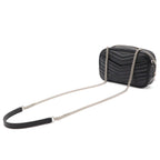 Saint Laurent Paris YSL Lou Camera Bag Chain Leather Black Silver — view 2
