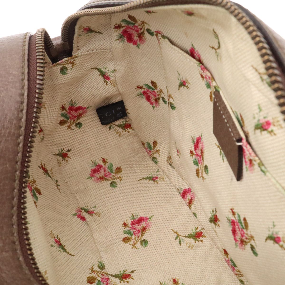 Gucci Neo Vintage GG Supreme Messenger Bag 2-Way Clutch Tiger Head Beige — view 7