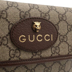 Gucci Neo Vintage GG Supreme Cat Head Sherry Line Belt Bag Beige — view 5