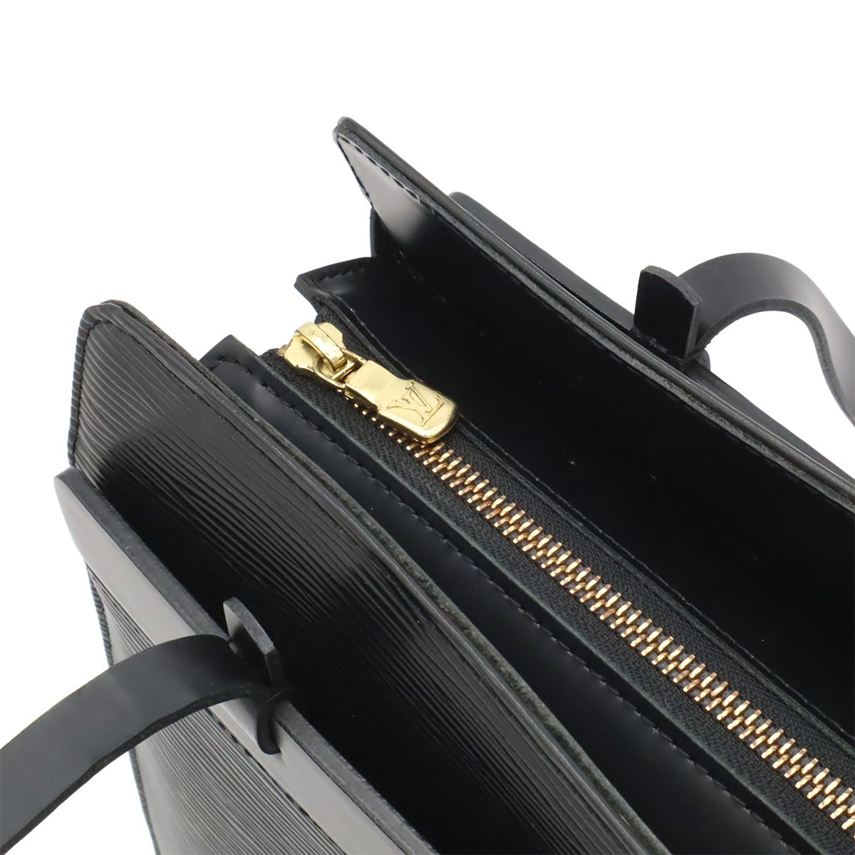 Louis Vuitton Epi Croisette PM Tote Shoulder Bag Leather Noir Black — view 4