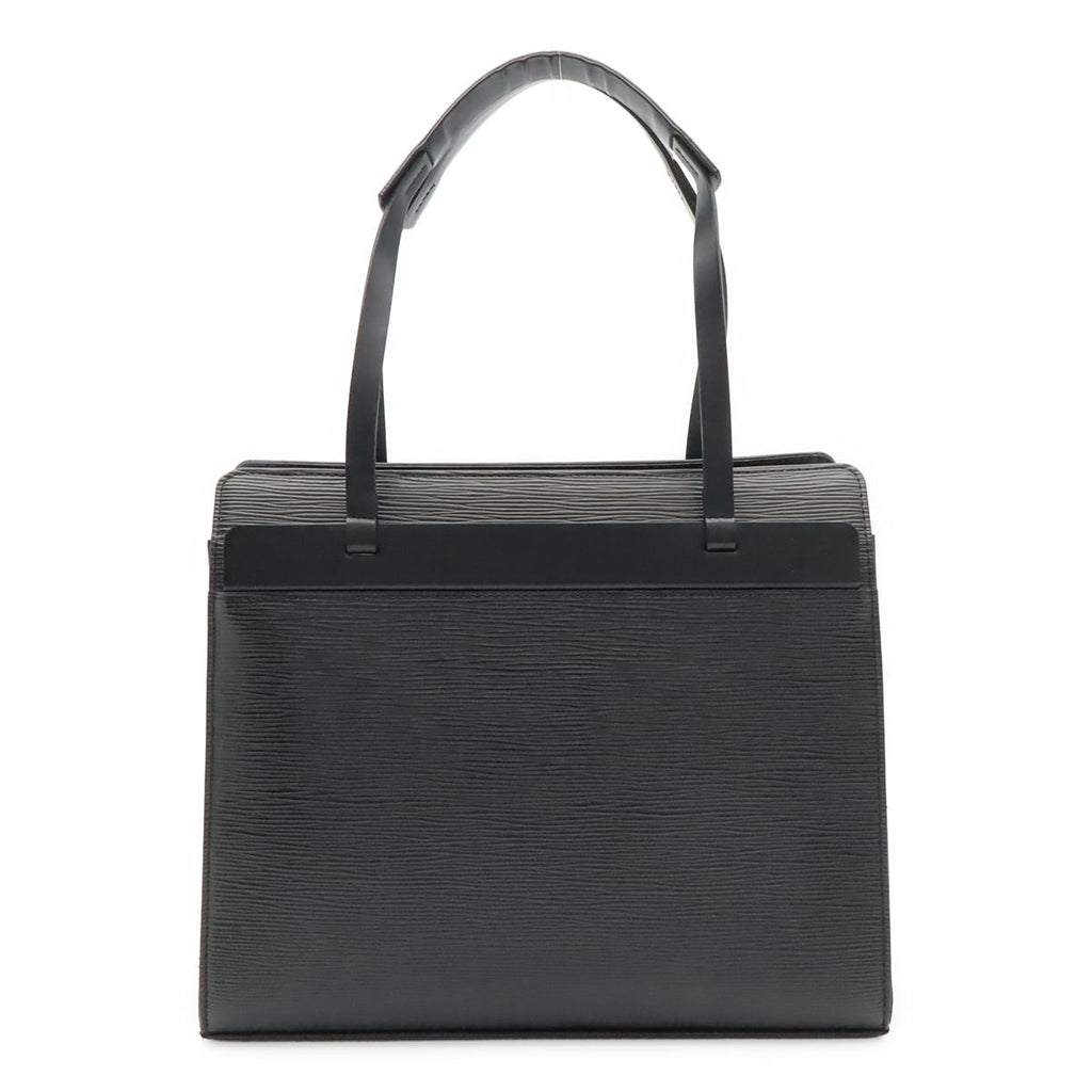 Louis Vuitton Epi Croisette PM Tote Shoulder Bag Leather Noir Black