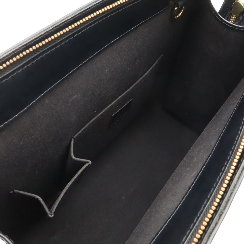 Louis Vuitton Epi Croisette PM Tote Shoulder Bag Leather Noir Black — view 5