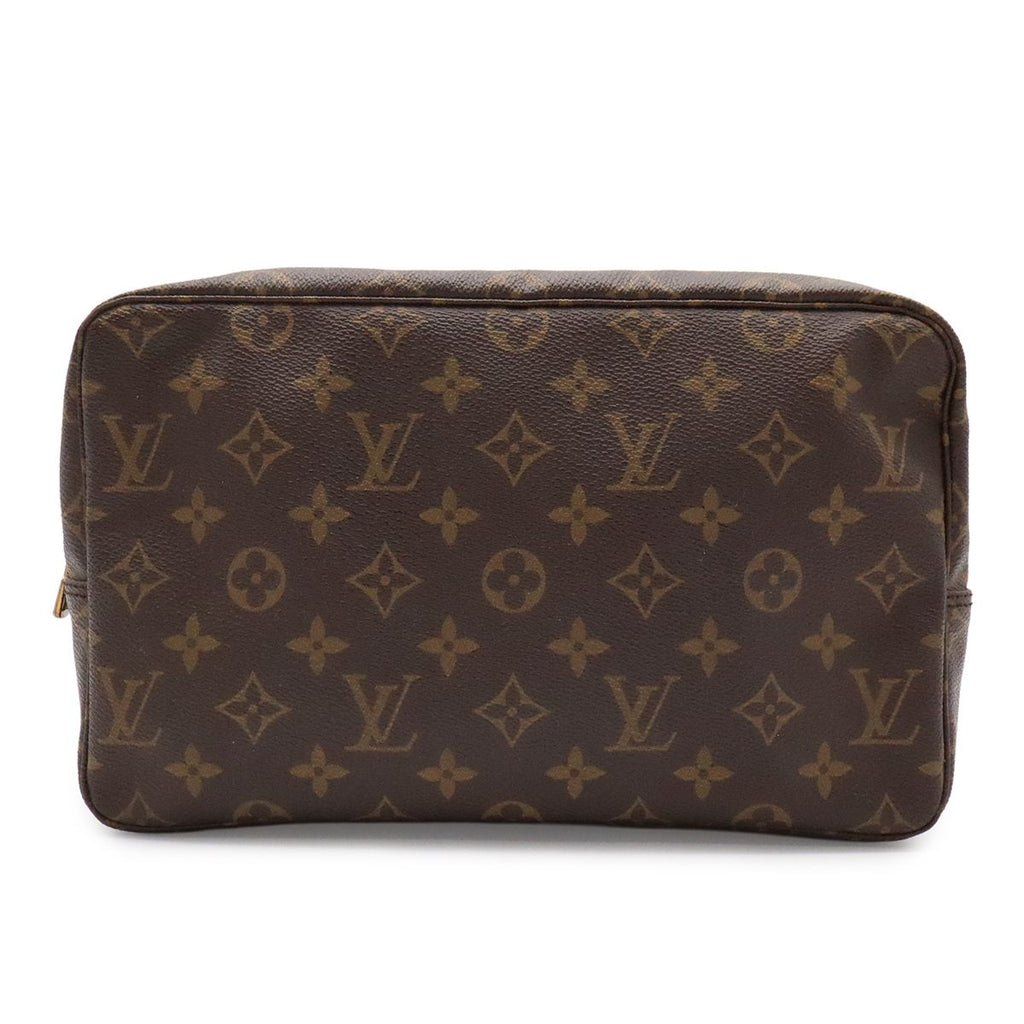 Louis Vuitton Monogram Trousse Toilet 28 Clutch Makeup Pouch Travel Multi