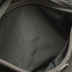 Prada Triangle Logo Belt Bag Waist Pouch Hip Nylon Gray Silver — view 8