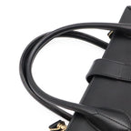 Gucci Jackie Tote 2-Way Shoulder Bag Crossbody Leather Black Gold — view 5