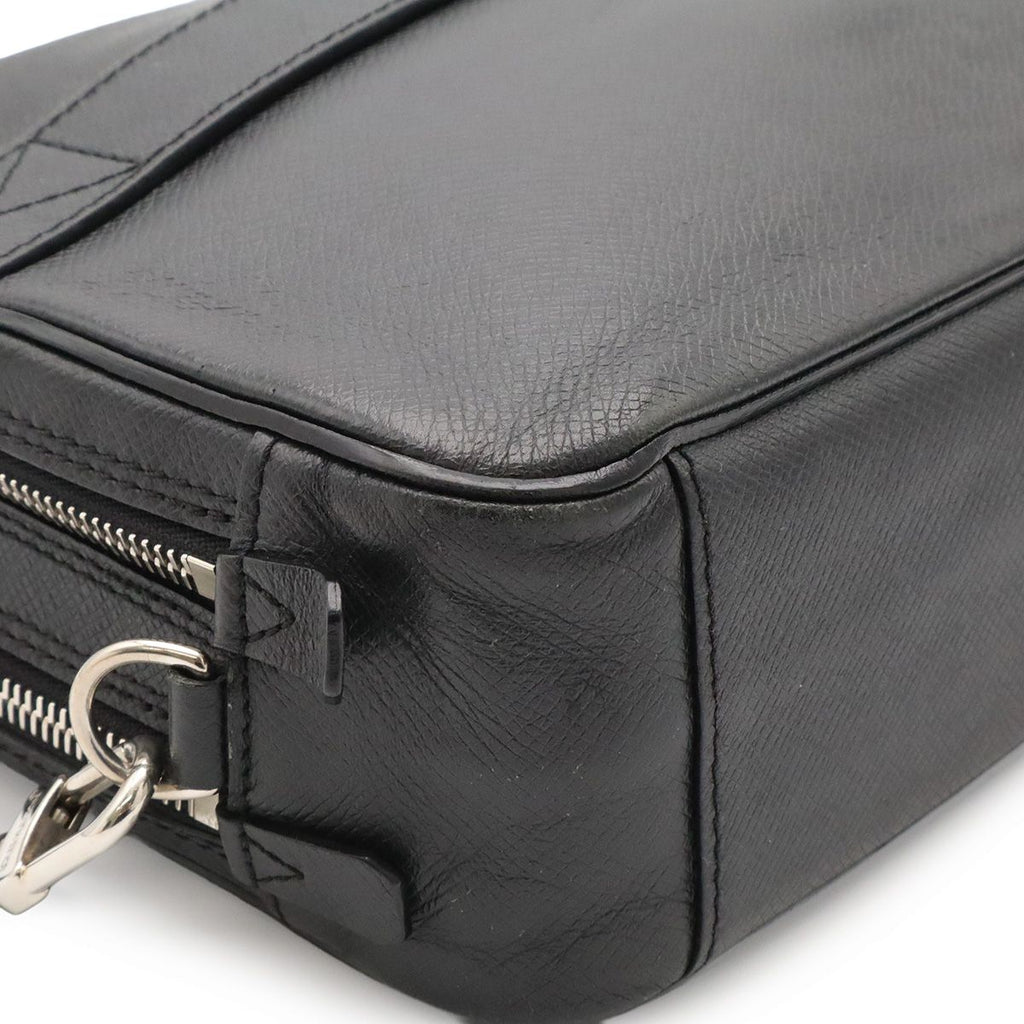 Louis Vuitton Taiga Neo Pavel Clutch Leather Ardoise Black Silver — view 3