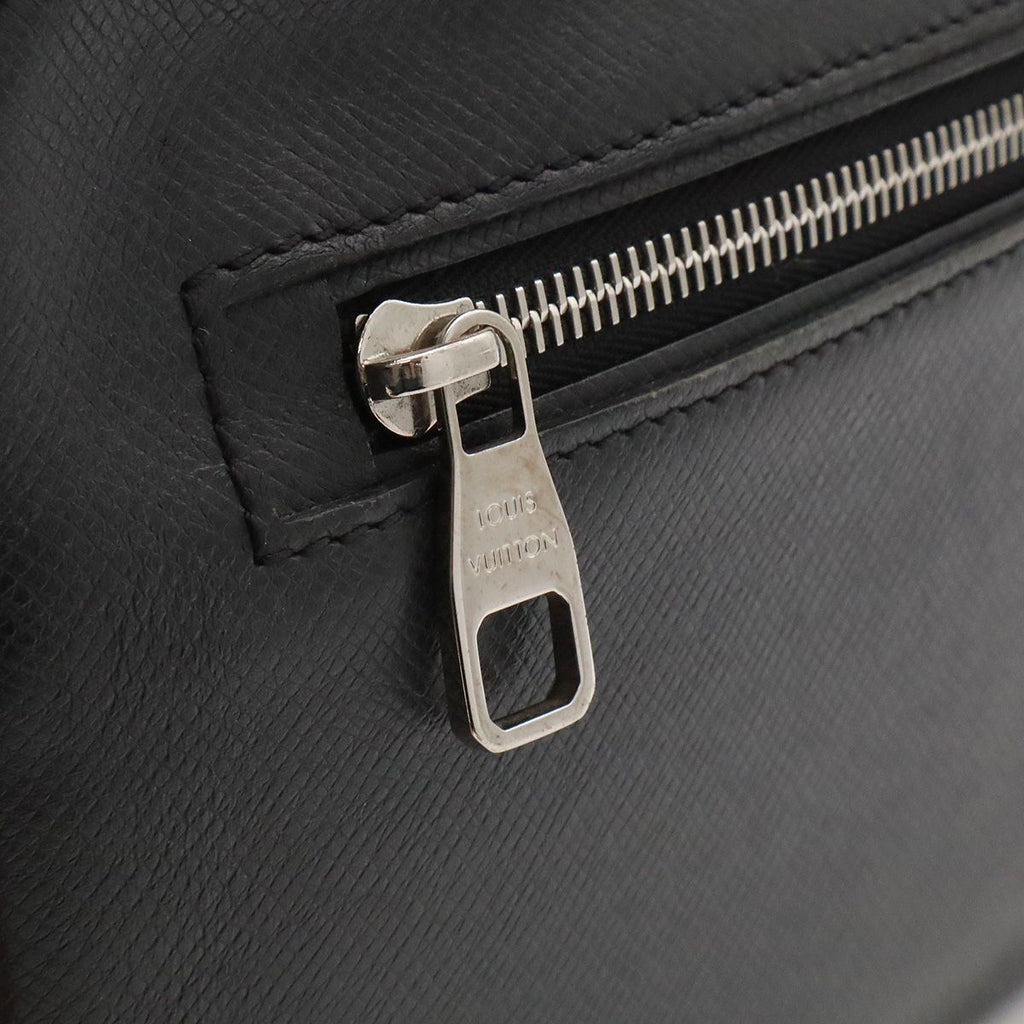 Louis Vuitton Taiga Neo Pavel Clutch Leather Ardoise Black Silver — view 7
