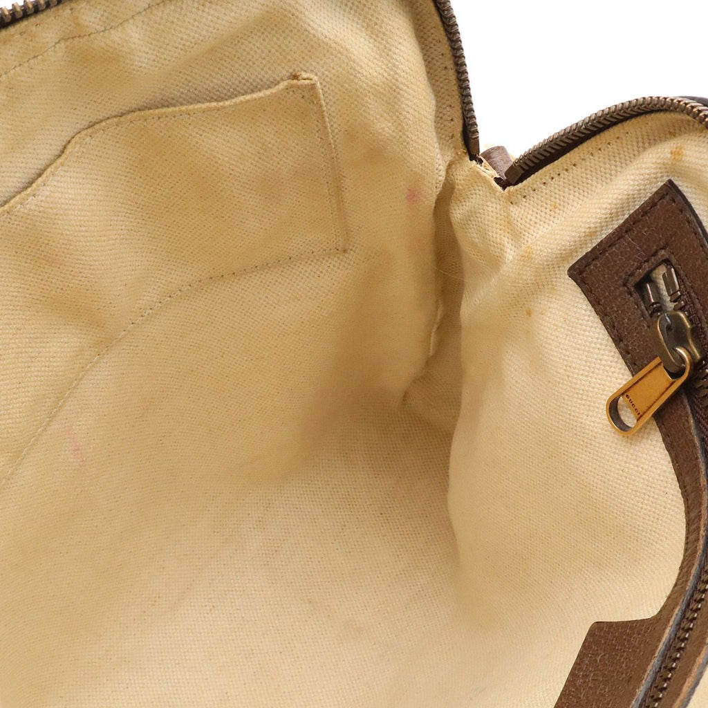 Gucci Ophidia GG Small Messenger Bag Supreme Sherry Line Leather Beige Mocha — view 6