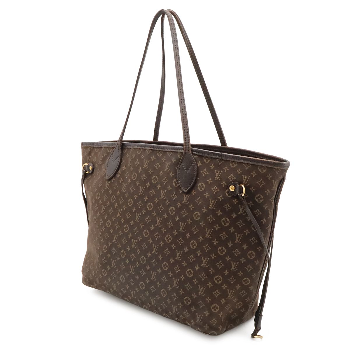 Louis Vuitton Monogram Idylle Neverfull MM Tote Shoulder Bag Canvas Fuzan Brown — view 2