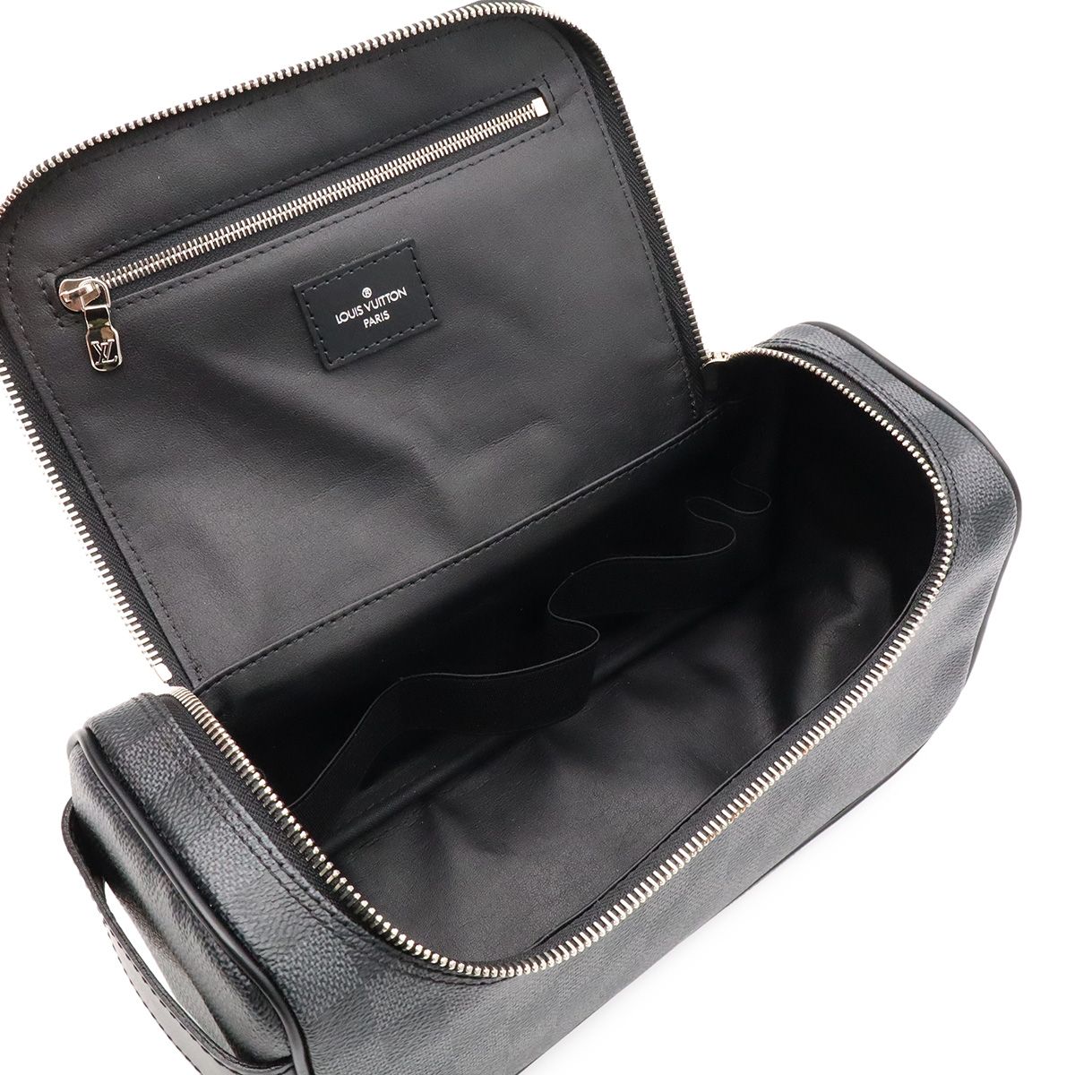 Louis Vuitton Damier Graphite Toilet Pouch Travel Clutch Handbag — view 7