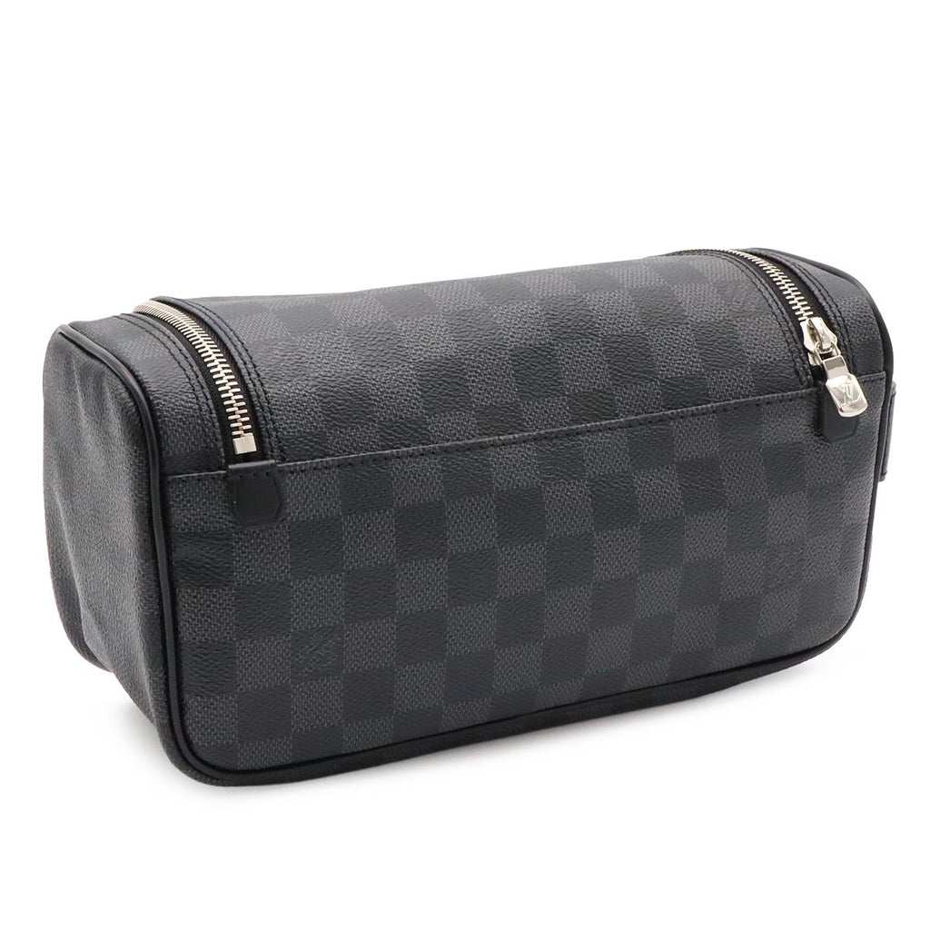 Louis Vuitton Damier Graphite Toilet Pouch Travel Clutch Handbag — view 2