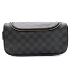 Louis Vuitton Damier Graphite Toilet Pouch Travel Clutch Handbag