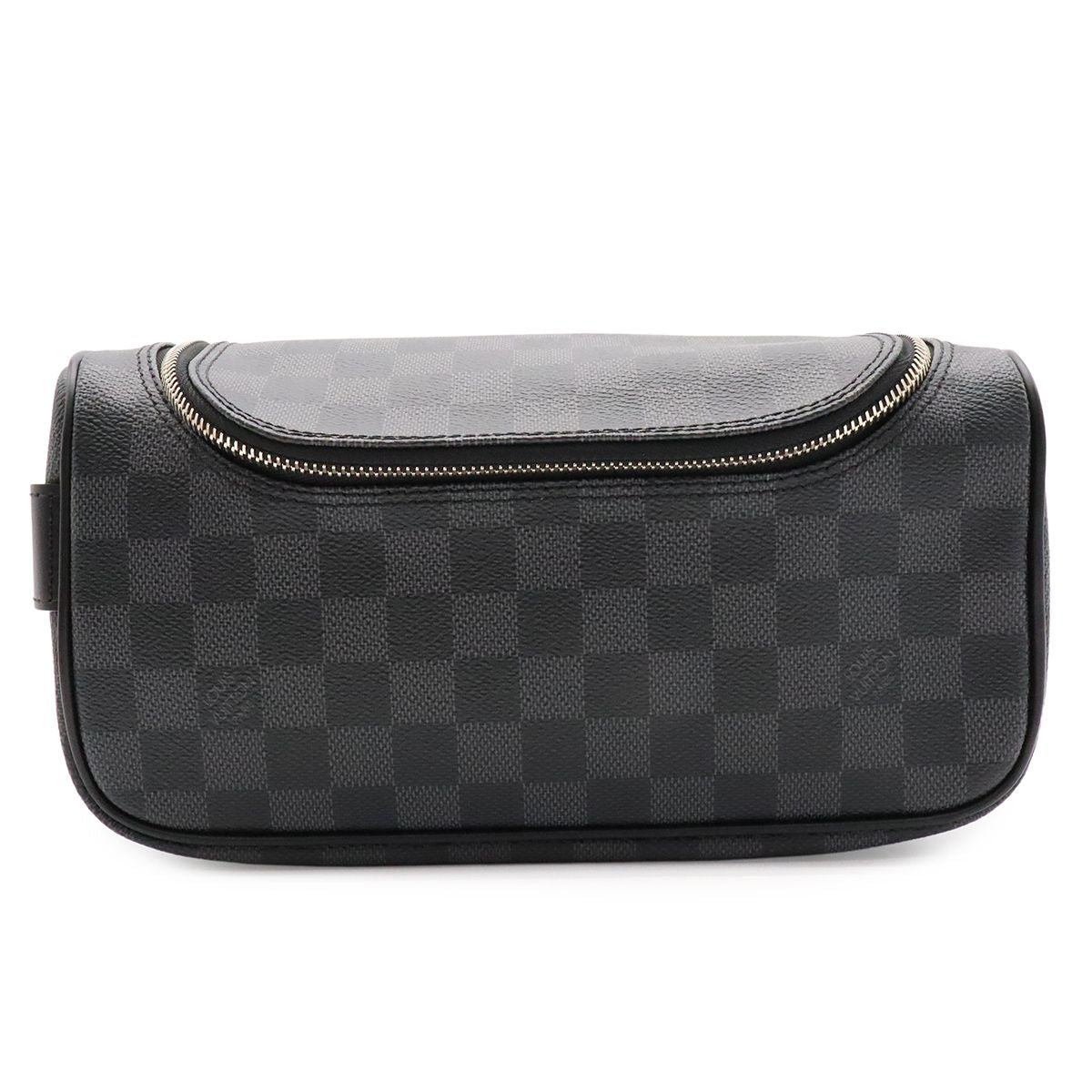 Louis Vuitton Damier Graphite Toilet Pouch Travel Clutch Handbag