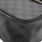 Louis Vuitton Damier Graphite Toilet Pouch Travel Clutch Handbag — view 4