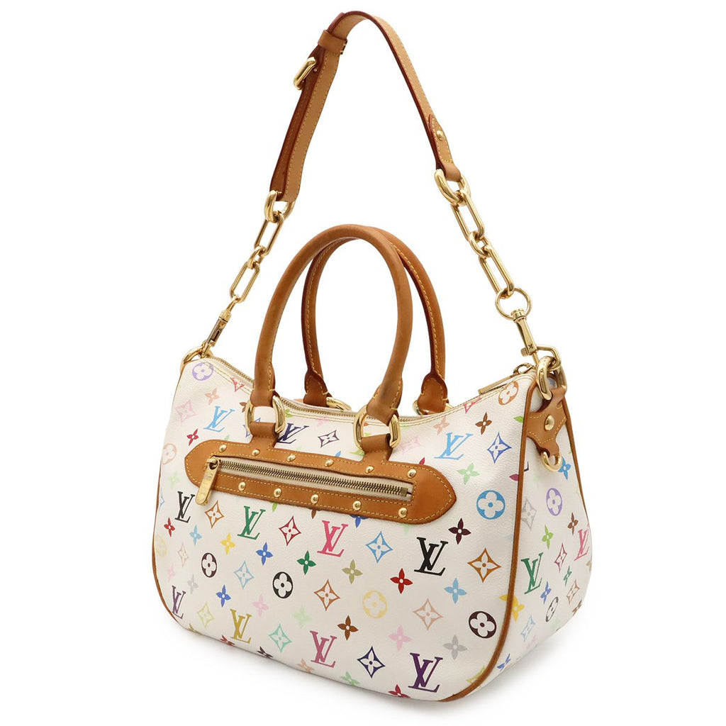 Louis Vuitton Monogram Multicolor Rita 2-Way Shoulder Bag Chain Blanc White — view 2