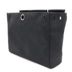 Hermes Herbag MM 2-Way Shoulder Bag Toile Officier Leather Black Silver — view 9