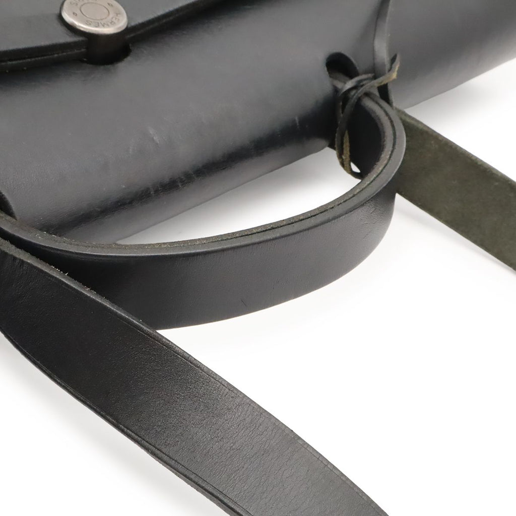 Hermes Herbag MM 2-Way Shoulder Bag Toile Officier Leather Black Silver — view 5