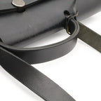Hermes Herbag MM 2-Way Shoulder Bag Toile Officier Leather Black Silver — view 5
