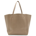 Celine Cabas Phantom Small Tote Large Shoulder Bag Leather Gray