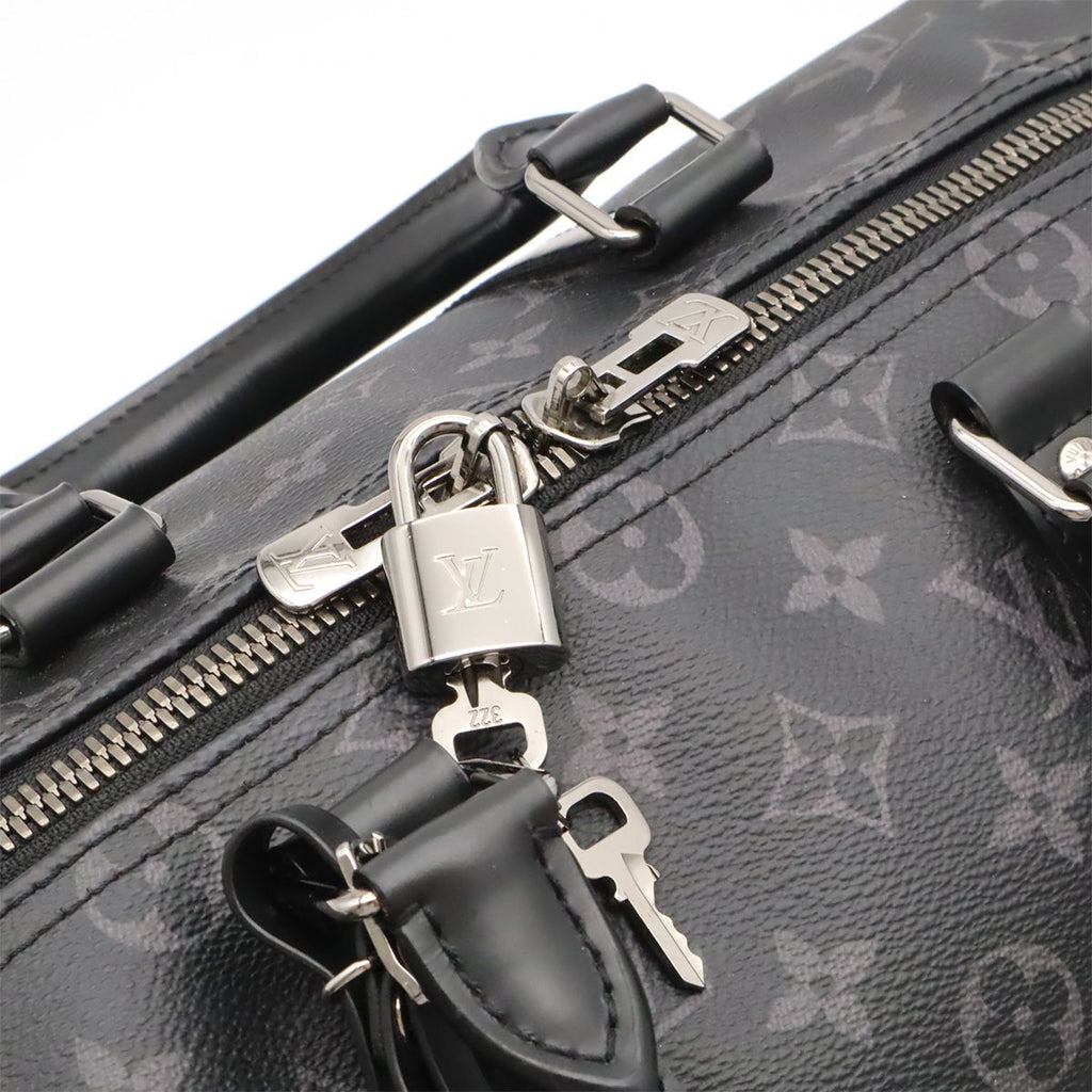 Louis Vuitton Monogram Eclipse Keepall Bandouliere 45 Boston Bag 2-Way — view 5
