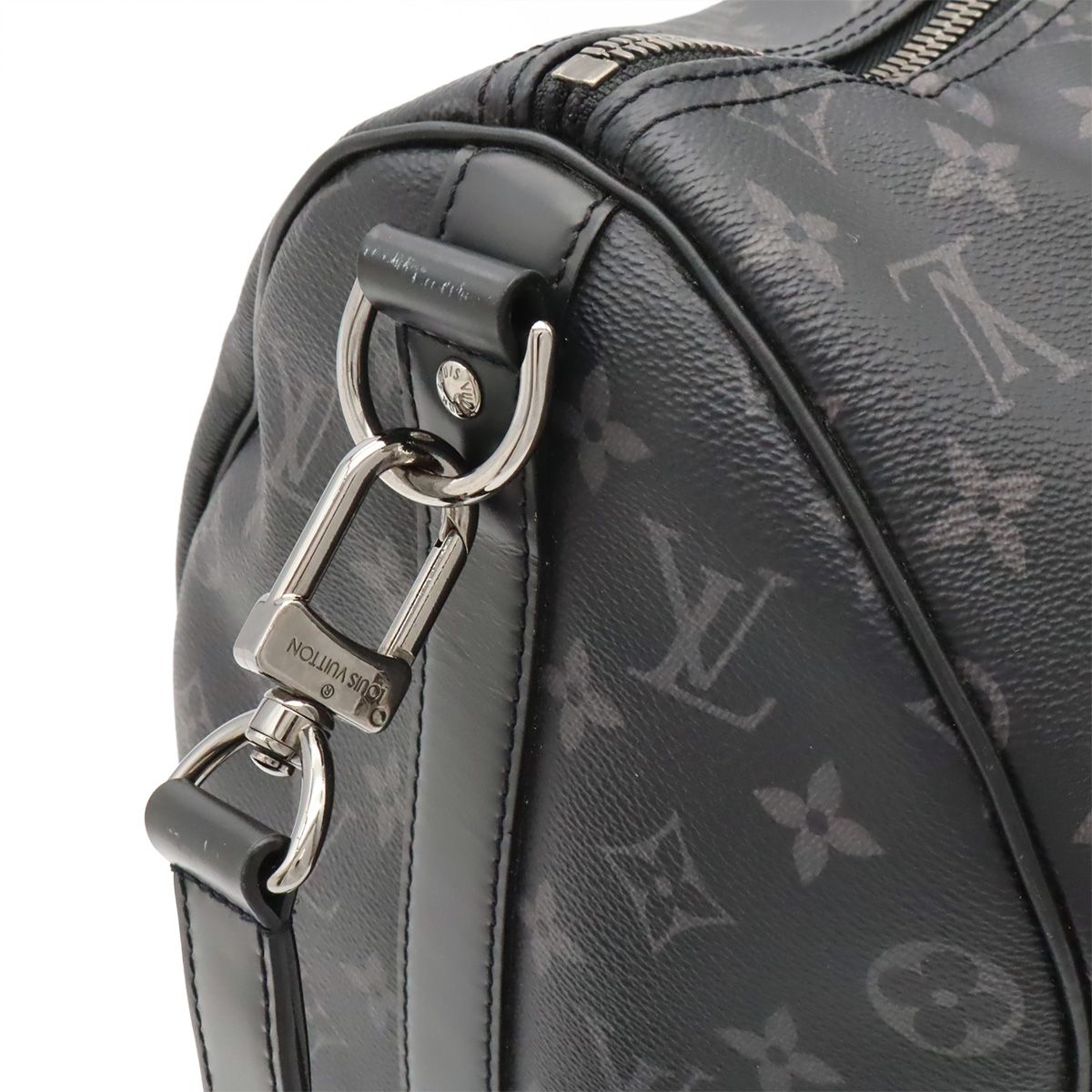 Louis Vuitton Monogram Eclipse Keepall Bandouliere 45 Boston Bag 2-Way — view 7