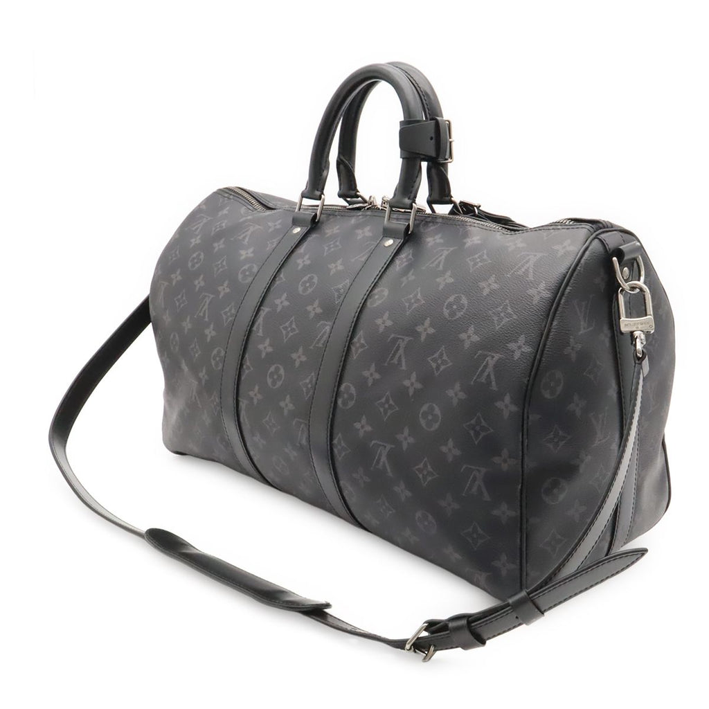 Louis Vuitton Monogram Eclipse Keepall Bandouliere 45 Boston Bag 2-Way — view 2