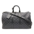 Louis Vuitton Monogram Eclipse Keepall Bandouliere 45 Boston Bag 2-Way