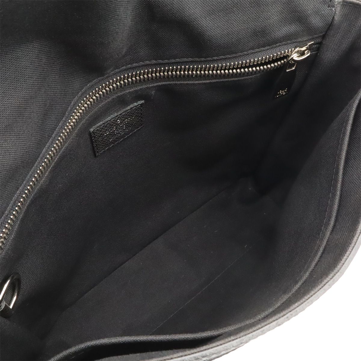 Louis Vuitton Taiga Roman PM Shoulder Bag Crossbody Leather Ardoise Black — view 6