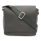 Louis Vuitton Taiga Roman PM Shoulder Bag Crossbody Leather Ardoise Black
